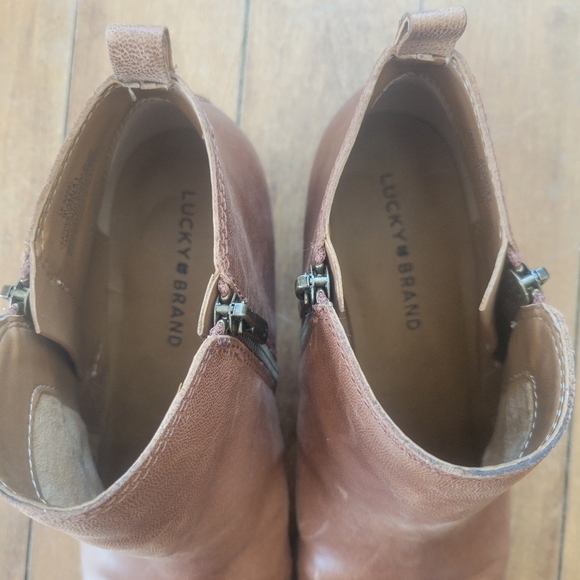 Lucky Brand Basel Leather Booties - Picture 7 of 7